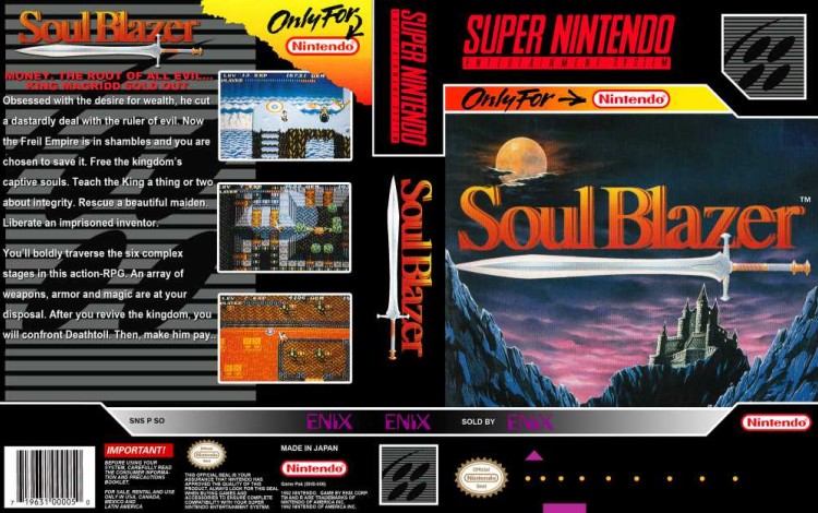 Soul Blazer - Super Nintendo | VideoGameX