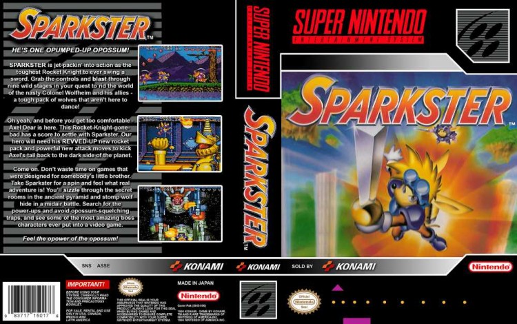 Sparkster - Super Nintendo | VideoGameX