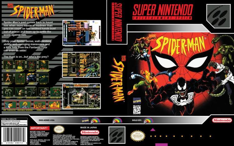 Spider-Man - Super Nintendo | VideoGameX