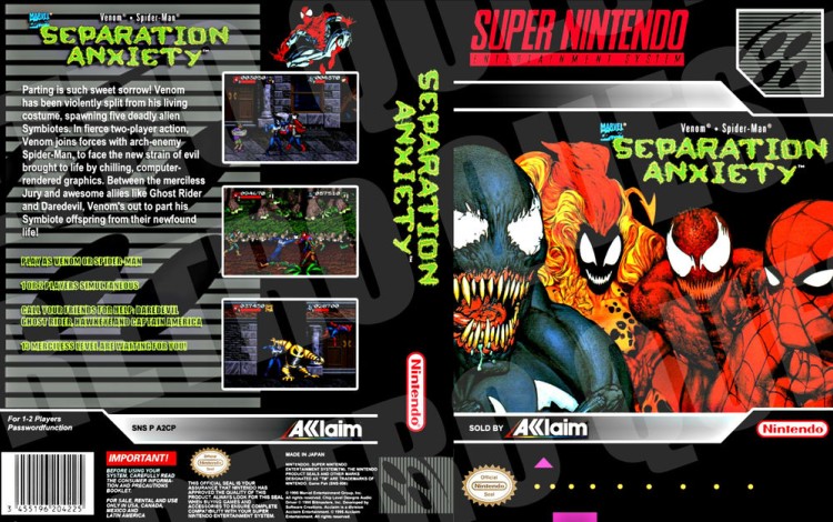 Spider-Man / Venom: Separation Anxiety - Super Nintendo | VideoGameX