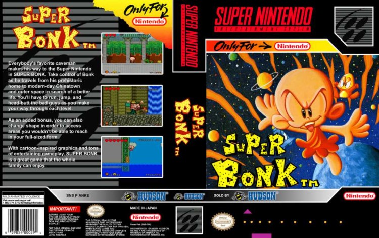 Super Bonk - Super Nintendo | VideoGameX