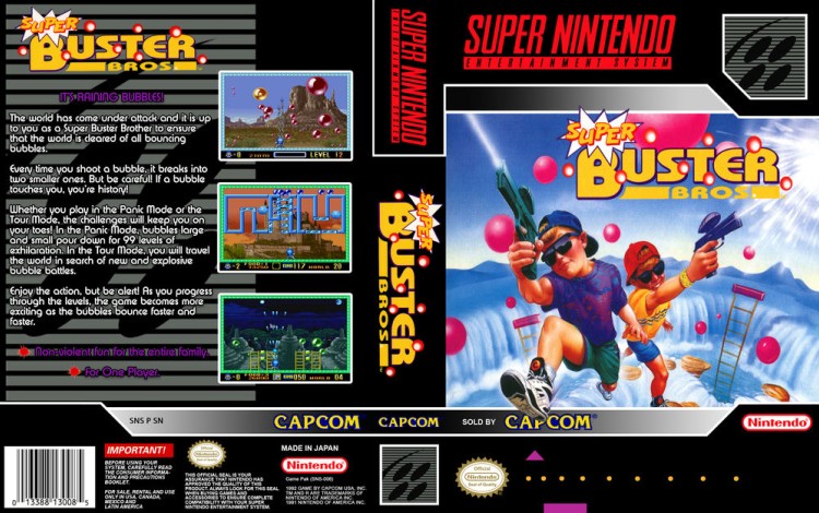Super Buster Bros. - Super Nintendo | VideoGameX