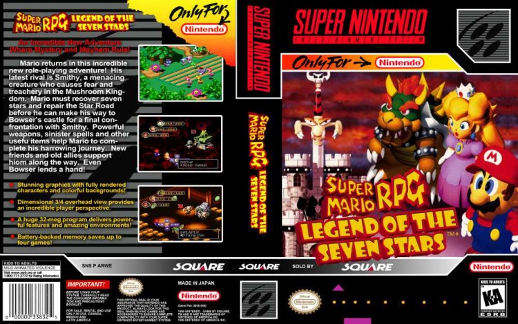 Super Mario RPG: Legend of the Seven Stars - Super Nintendo | VideoGameX