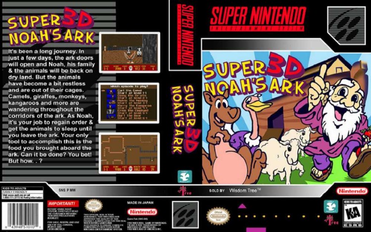 Super Noah's Ark 3D - Super Nintendo | VideoGameX