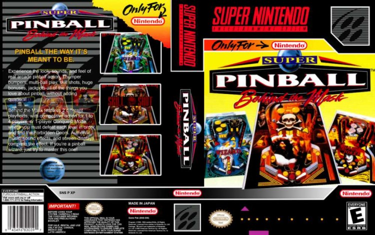 Super Pinball: Behind the Mask - Super Nintendo | VideoGameX