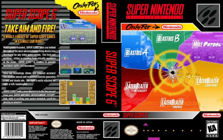 Super Scope 6 Super Nintendo VideoGameX