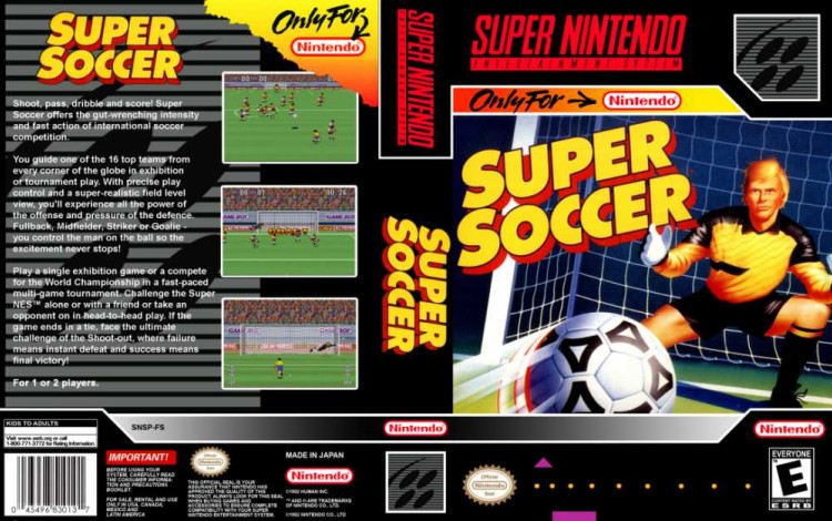 Super Soccer - Super Nintendo | VideoGameX