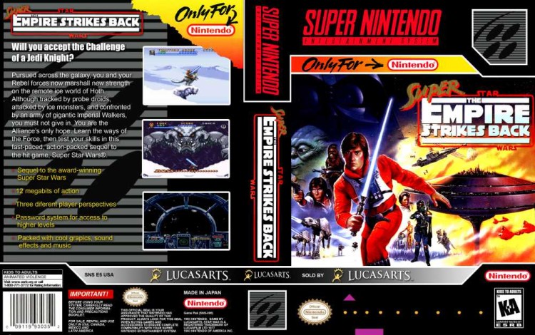 Super Star Wars: Empire Strikes Back - Super Nintendo | VideoGameX