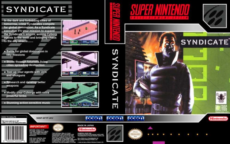 Syndicate - Super Nintendo | VideoGameX