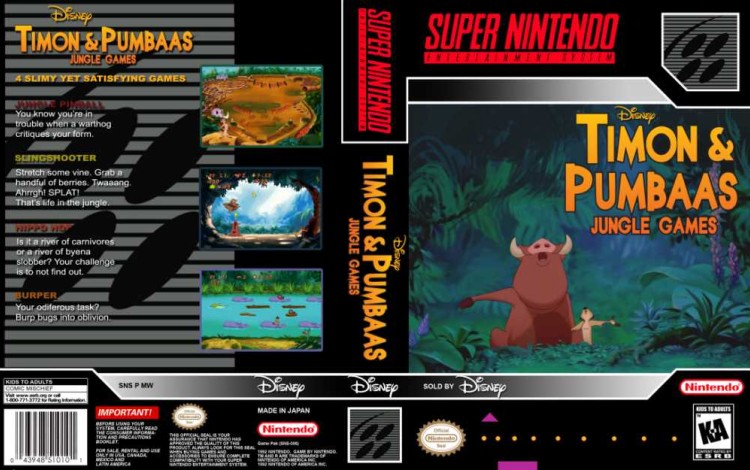 Timon and Pumbaa's Jungle Games - Super Nintendo | VideoGameX