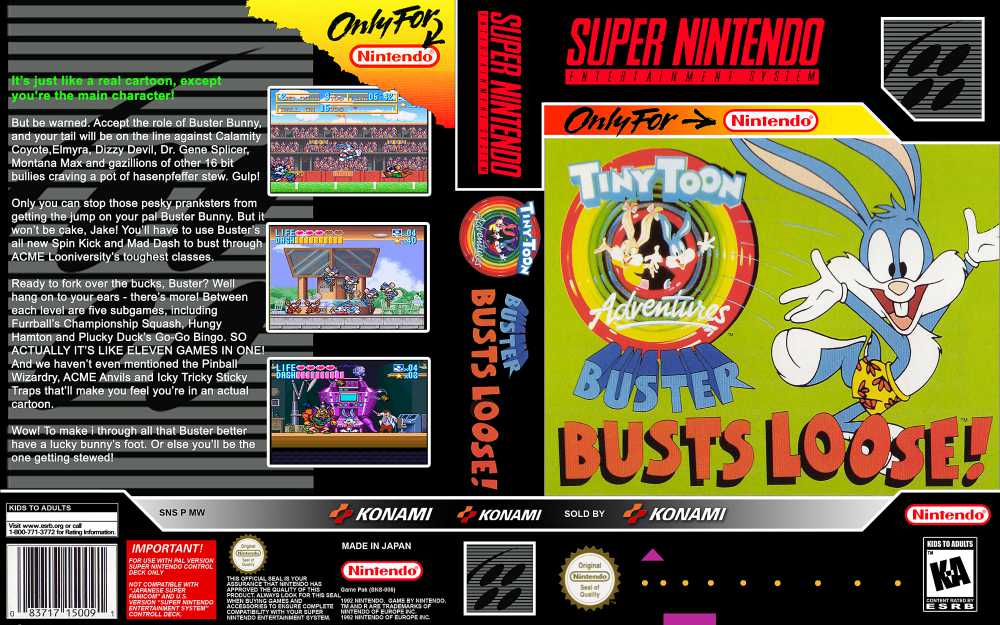 tiny toon adventures buster