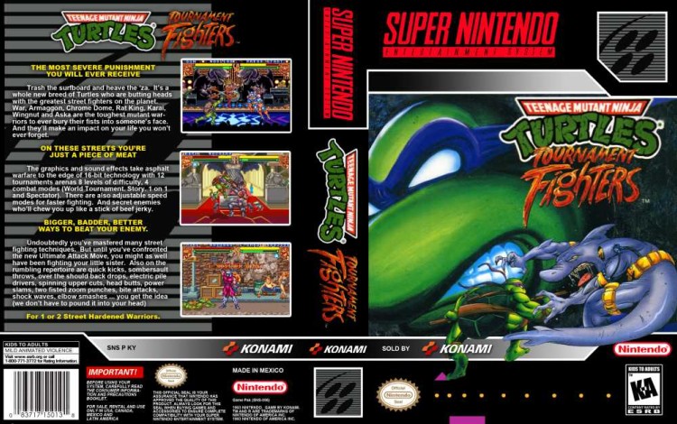 TMNT: Tournament Fighters - Super Nintendo | VideoGameX