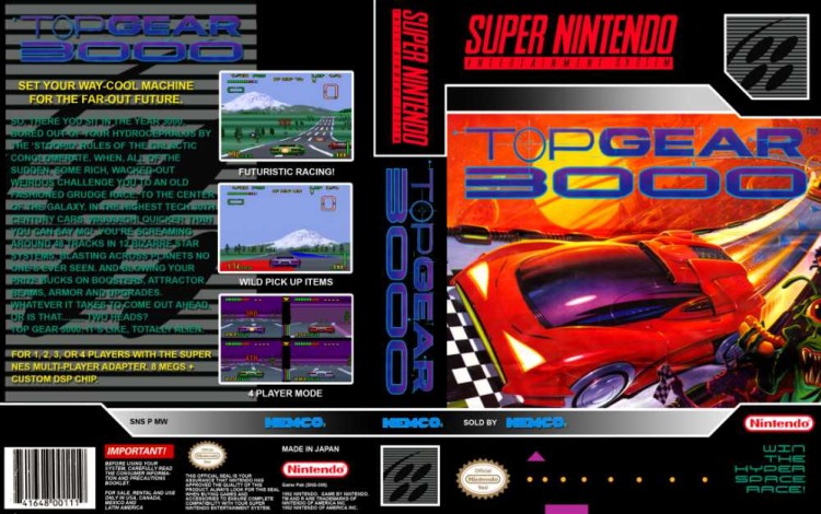 Top Gear 3000 - Super Nintendo | VideoGameX
