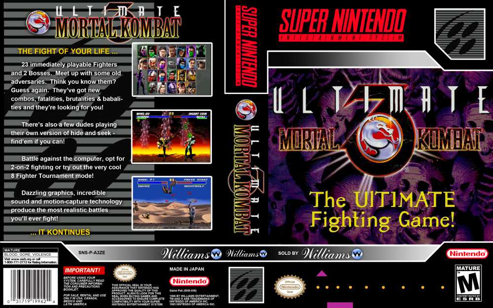 Amazon.co.jp: MORTAL KOMBAT 3 SNES 海外版(国内本体動作不可