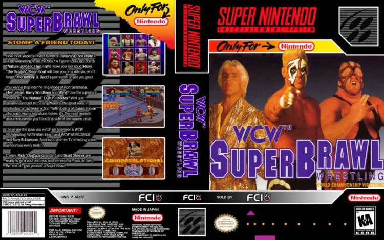 WCW Super Brawl Wrestling - Super Nintendo | VideoGameX