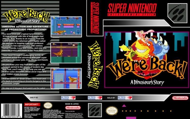 We're Back! - A Dinosaur's Story - Super Nintendo | VideoGameX
