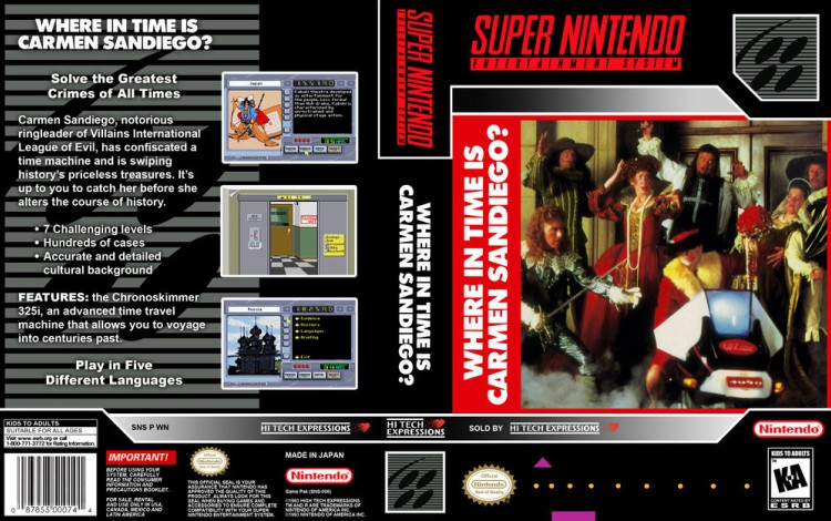 Where in Time is Carmen Sandiego? - Super Nintendo | VideoGameX