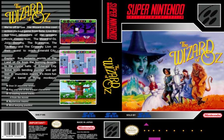 Wizard of Oz - Super Nintendo | VideoGameX