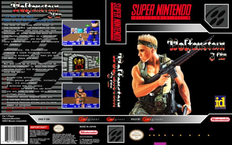 Wolfenstein 3D - Super Nintendo | VideoGameX