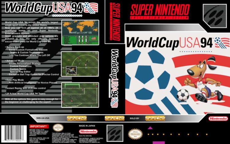World Cup USA '94 - Super Nintendo | VideoGameX