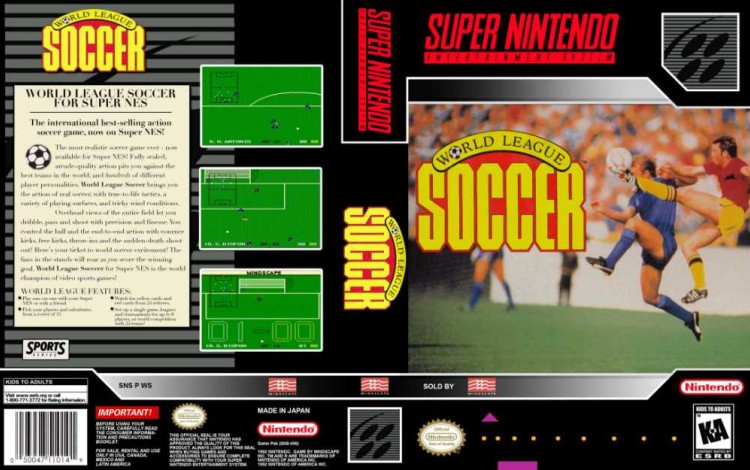 World League Soccer - Super Nintendo | VideoGameX