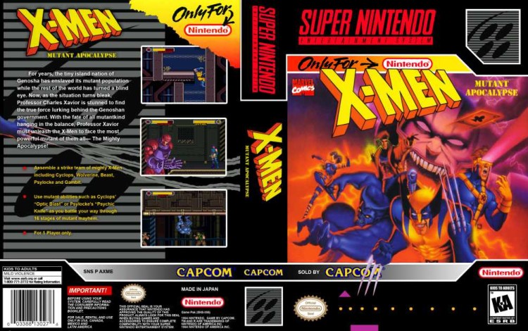 X-Men: Mutant Apocalypse - Super Nintendo | VideoGameX