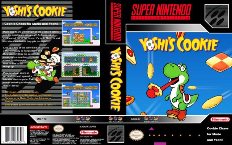 Yoshi's Cookie - Super Nintendo | VideoGameX