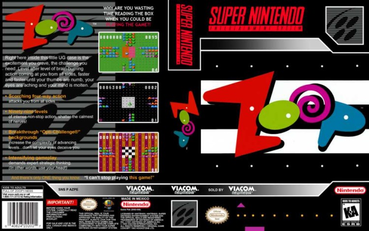 Zoop - Super Nintendo | VideoGameX