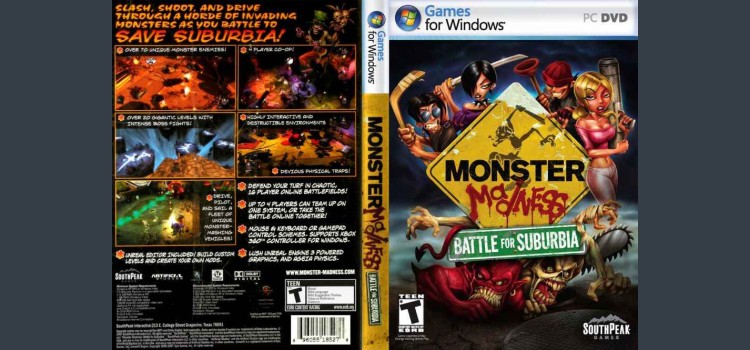 Monster Madness: Battle For Suburbia - Windows / Linux | VideoGameX