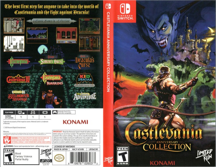 Castlevania: Anniversary Collection - Switch | VideoGameX