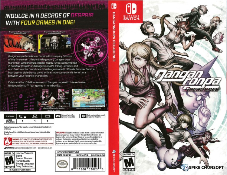 Danganronpa Decadence - Switch | VideoGameX