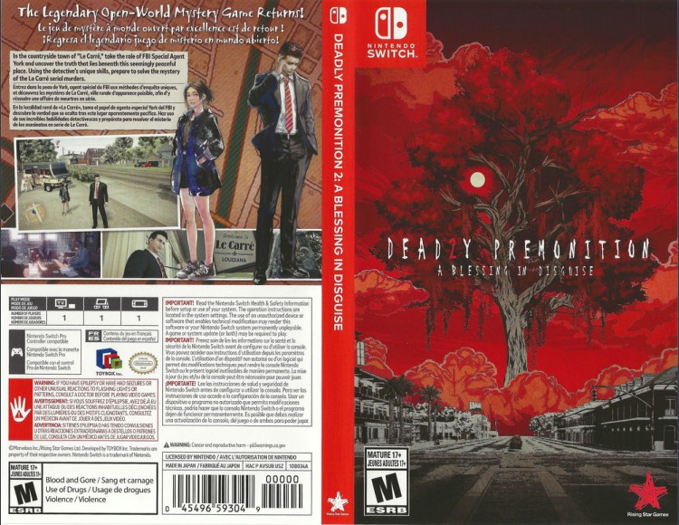 Deadly Premonition 2: A Blessing in Disguise - Switch | VideoGameX