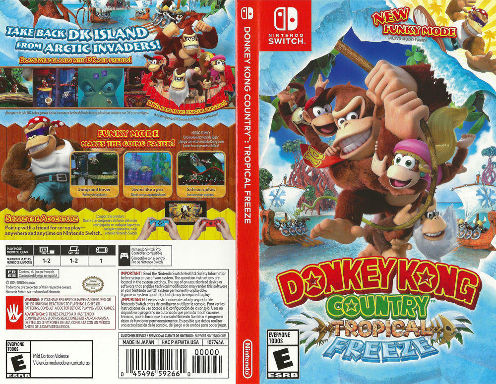  Donkey Kong Country: Tropical Freeze - Nintendo Switch