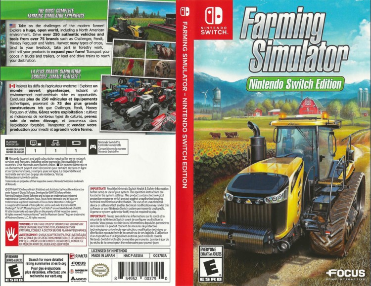 Farming Simulator: Nintendo Switch Edition - Switch | VideoGameX