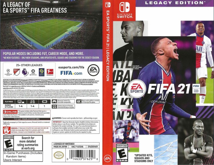 FIFA 21 - Switch | VideoGameX