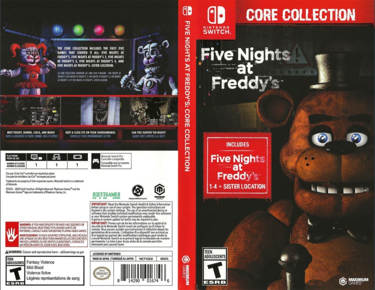Five Nights At Freddy's: Core Collection - Switch | VideoGameX
