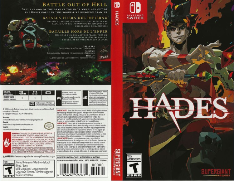 Hades - Switch | VideoGameX