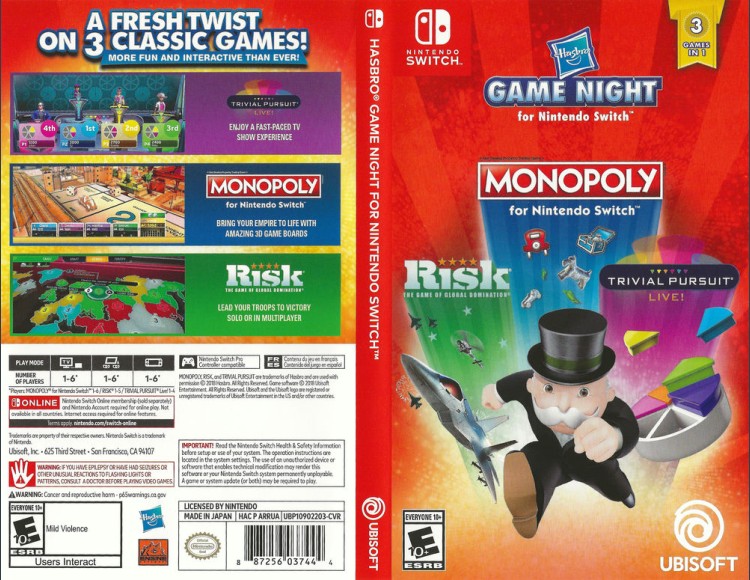 Hasbro Game Night - Switch | VideoGameX