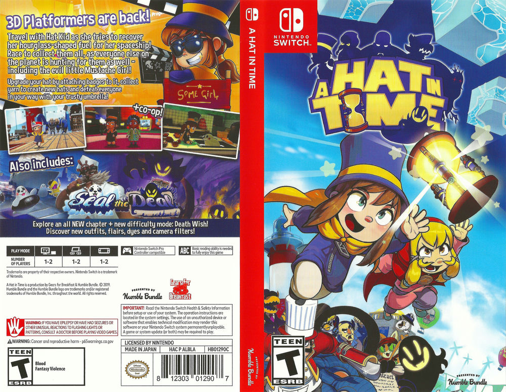 A Hat in Time on X: We have an exciting new sneak peak for A Hat in Time  on Nintendo Switch! There's some seals and deals that may have taken a bit