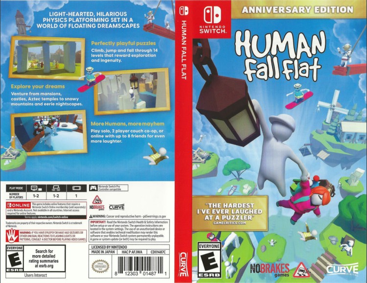 Human: Fall Flat [Anniversary Edition] - Switch | VideoGameX