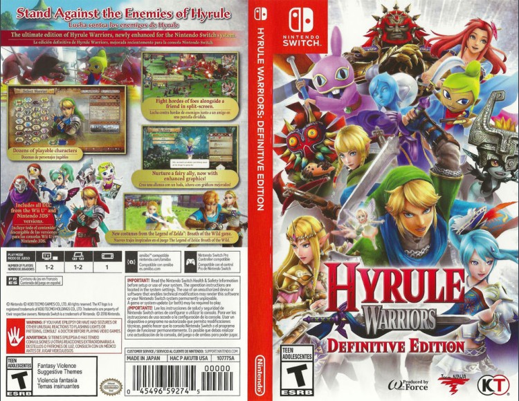 Hyrule Warriors: Definitive Edition - Switch | VideoGameX