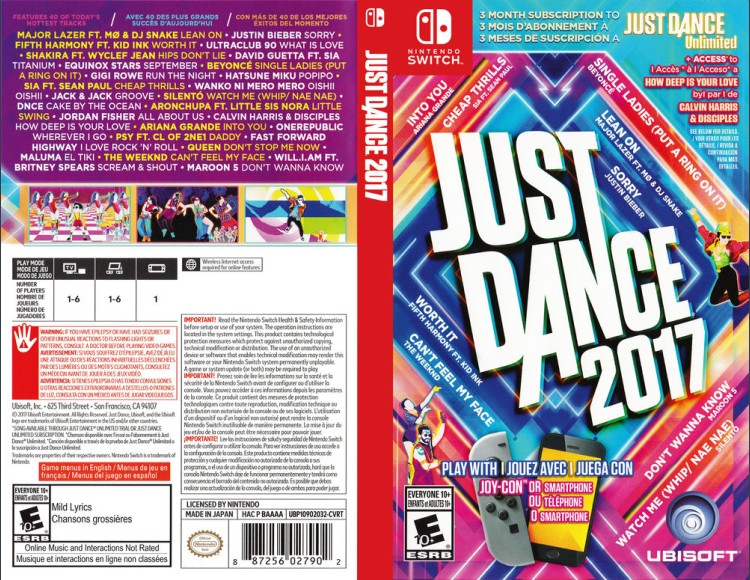 Just Dance 2017 - Switch | VideoGameX