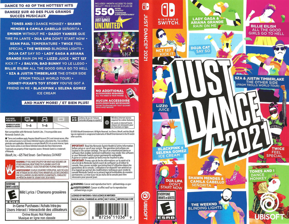 2021 VideoGameX Switch | - Dance Just