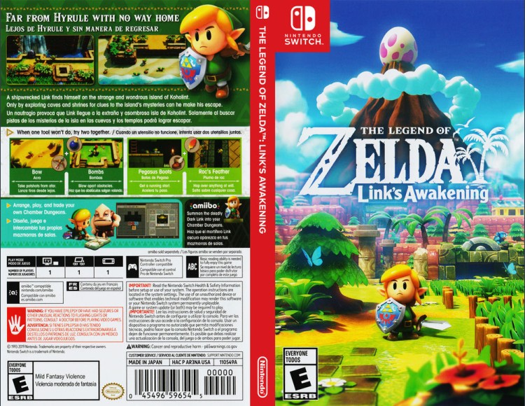 Legend of Zelda, The: Link's Awakening - Switch | VideoGameX