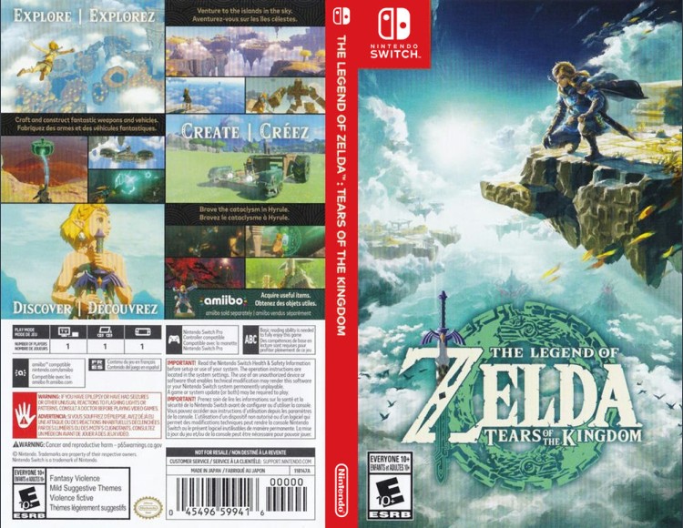 Legend of Zelda, The: Tears of the Kingdom - Switch | VideoGameX
