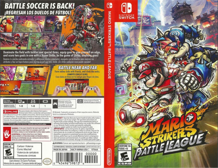 Mario Strikers: Battle League - Switch | VideoGameX