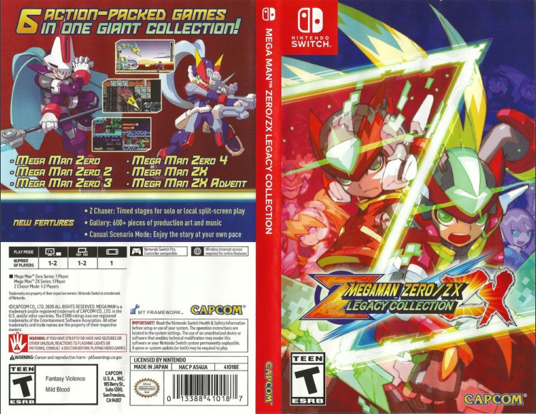 Mega Man Zero/ZX Legacy Collection - Switch | VideoGameX