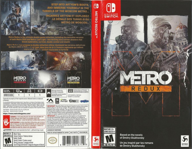 Metro: Redux - Switch | VideoGameX