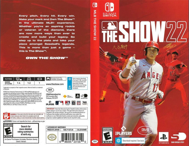 MLB The Show 22 (PlayStation Studios) - Switch | VideoGameX