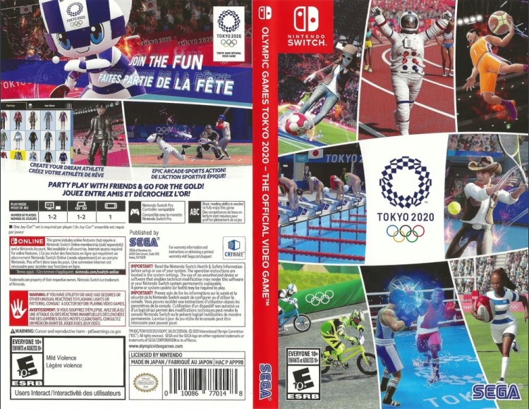 Olympic Games Tokyo 2020: The Official Video Game - Switch | VideoGameX